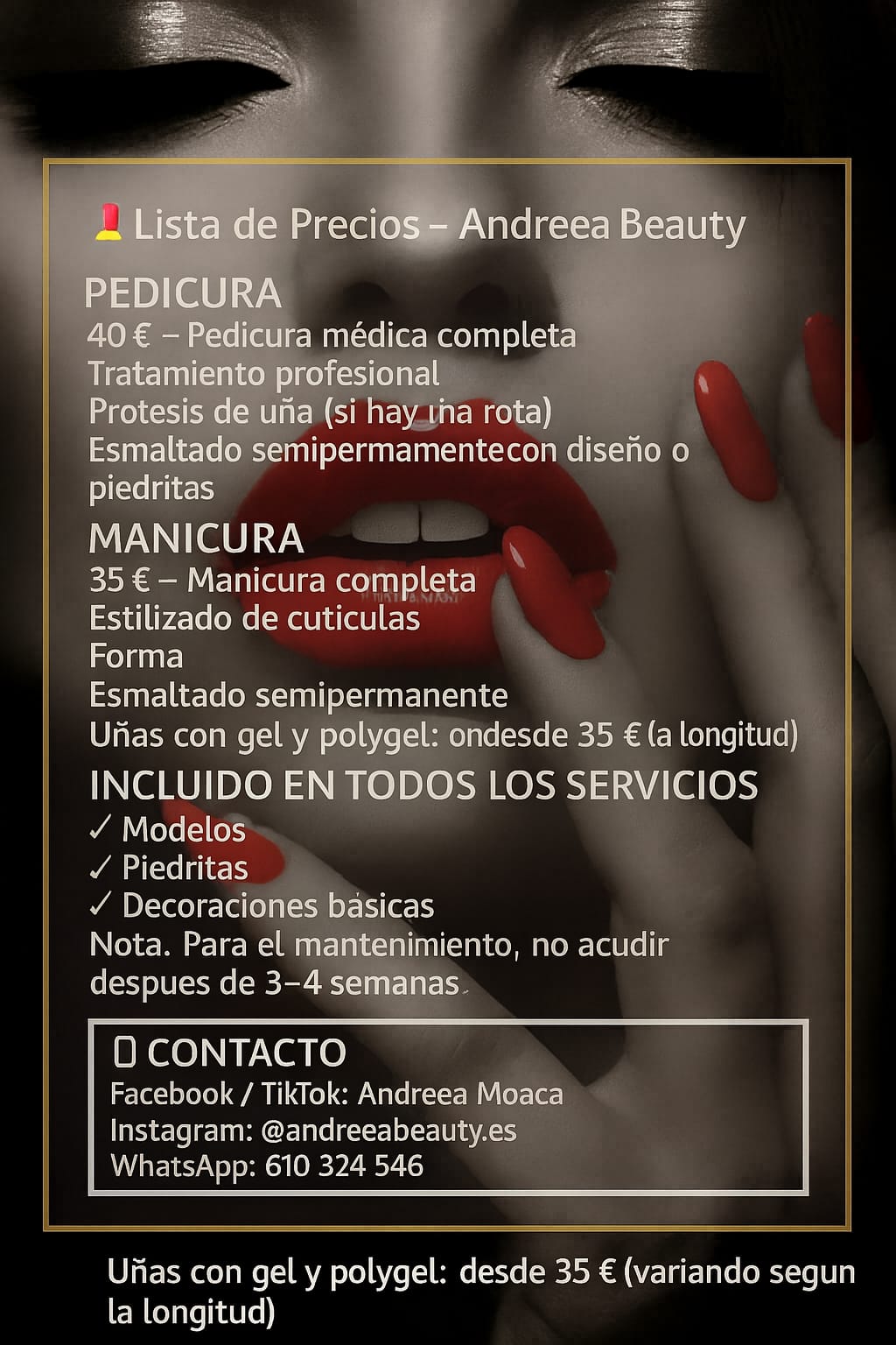 Salon de uñas en Mallorca